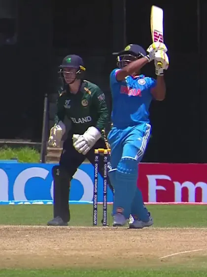 Musheer Khan with a Six vs. Ireland