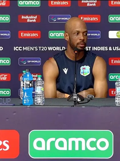 Roston Chase (West Indies player) pre-match Press Conference - 7th June 2024