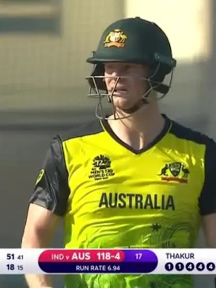Steve Smith scores fifty against India