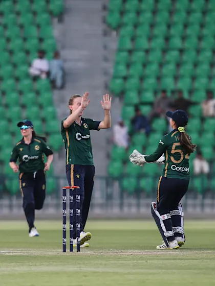 Orla Prendergast gets two early wickets | WCWCQ 2025