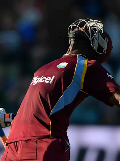 Andre Russell wins slug fest against David Warner