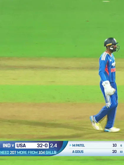 Monank Patel - Wicket - United States of America vs India A