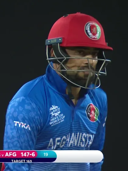 Logo of Wicket - Darwish Rasooli - Australia v Afghanistan ICC T20WC 2022