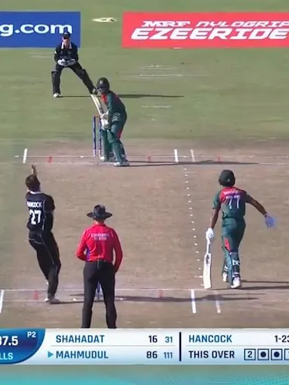 ICC U19 CWC: NZ v BAN – Highlights of Mahmudul Hasan Joy's match-winning 100