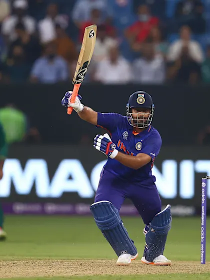 Pant hits two one-handed sixes