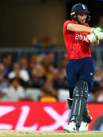 Six! Buttler stands and delivers | England v New Zealand | T20WC 2022