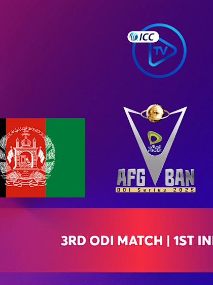 3rd ODI: Afghanistan v Bangladesh (1st Innings)