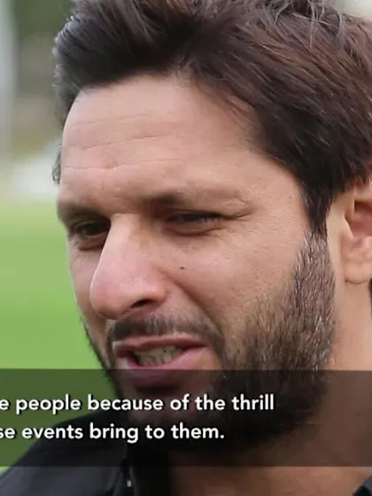 ICC Champions Trophy 2017 Nissan Trophy Tour launch with Shahid Afridi in Dubai