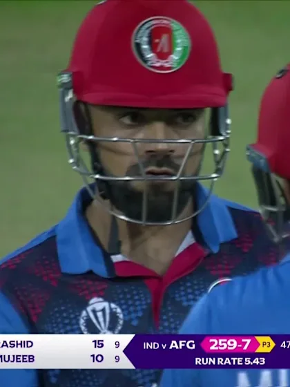 Rashid Khan - Six - India vs Afghanistan