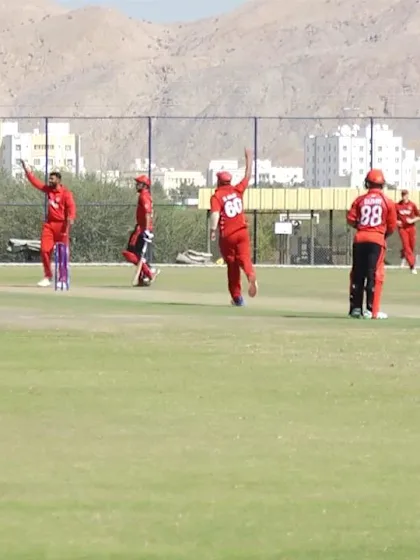 WCL Div 3 – AE Paraam of Singapore is run-out by a direct hit