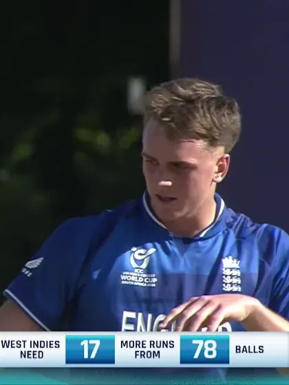Nathan Edward with a Six vs. England