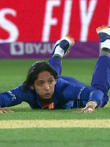 Logo of Wicket: Kapp is run out after Kaur brilliance