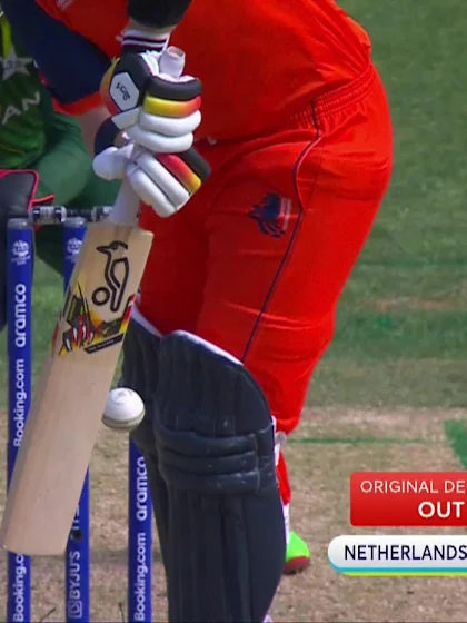 Logo of Wicket - Max O'Dowd - Netherlands v Pakistan ICC T20WC 2022