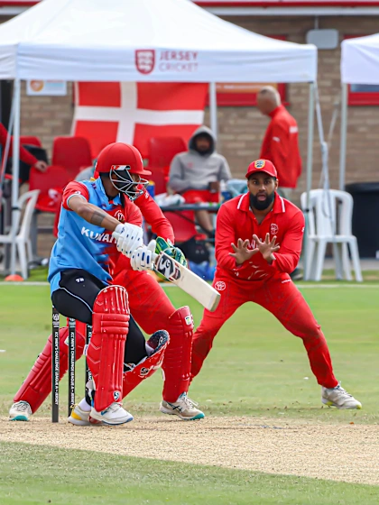 Denmark v Kuwait | Match Highlights | ICC CWC Challenge League A