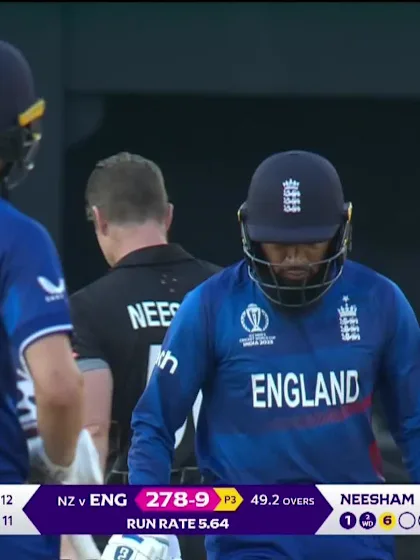 Adil Rashid - Six - England vs New Zealand