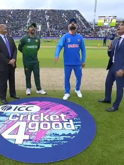 CWC19: IND v PAK - Toss