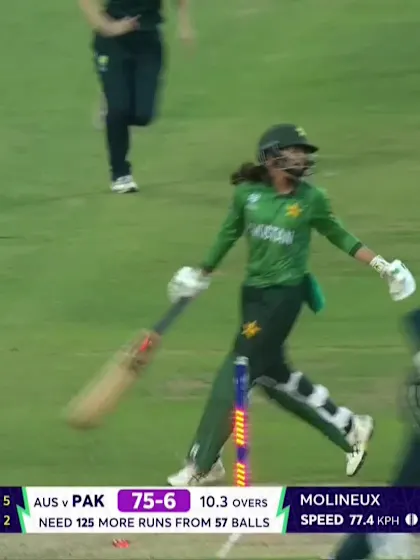 Rameen Shamim - Wicket - Australia vs Pakistan