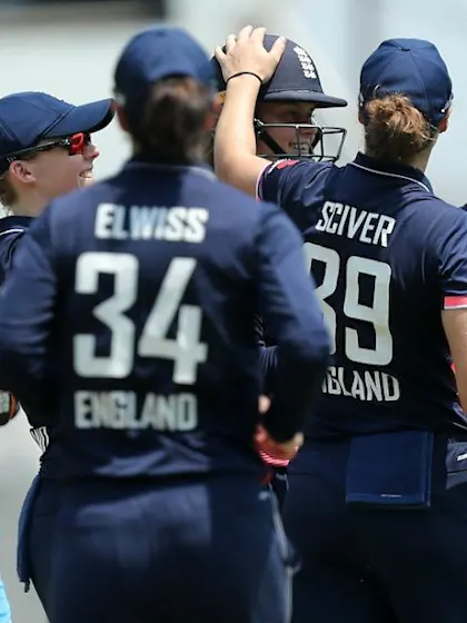 Hazell, Eccelstone four-fors set up England win