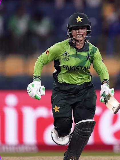 Sidra Amin's defiant knock against India | Player Highlights | CWC25