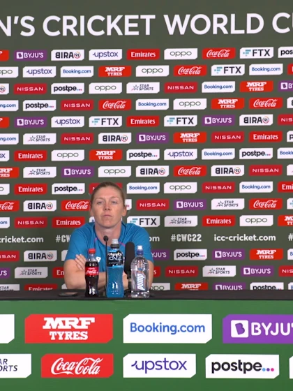 30 March - Christchurch - England Captain Heather Knight pre-match press conference