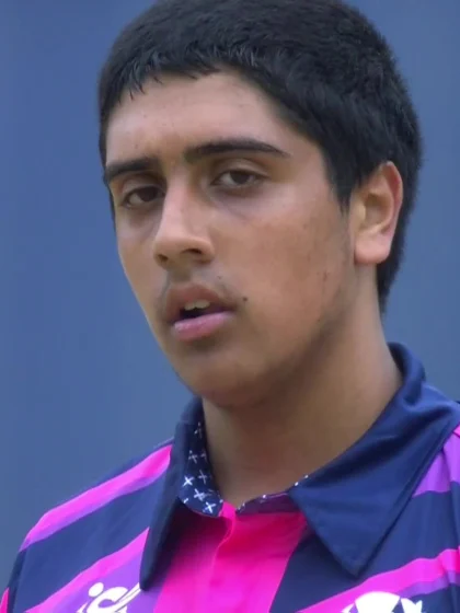 Joe Moores with a Six vs. Scotland