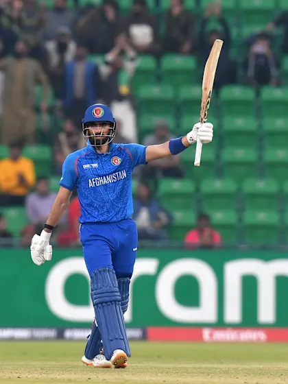 Logo of Ibrahim Zadran scripts Champions Trophy record with fiery knock against England