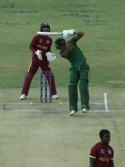 L Phahlamohlaka with a Six vs. West Indies
