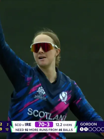 Rebecca Stokell - Wicket - Scotland vs Ireland