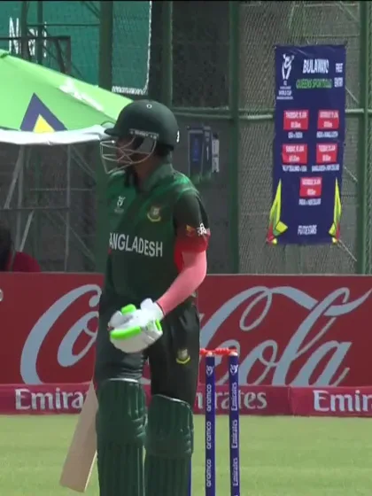 Rifat Beg with a Four vs. India