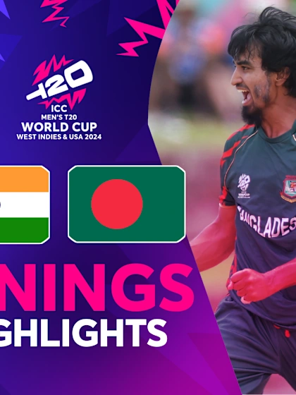 India put up a good total against Bangladesh | IND v BAN | Innings Highlights | T20WC 2024