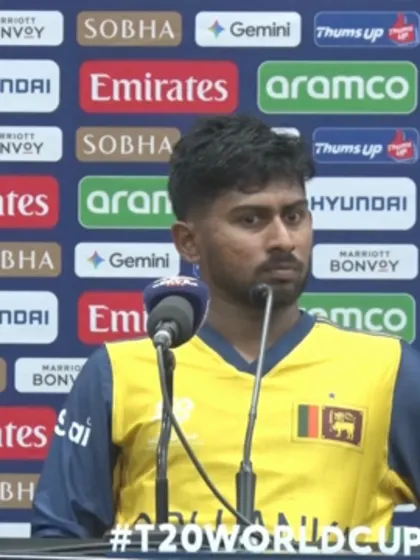 Kamindu Mendis | ICC MT20WC | Sri Lanka post-match press conference | 8 February '26