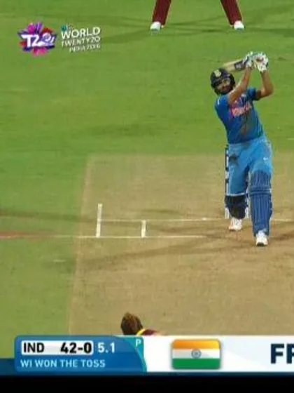 Rohit Sharma smashes massive back-to-back sixes