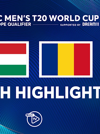 Hungary v Romania | Match Highlights | Men’s T20WC Europe Sub-regional Qualifier A