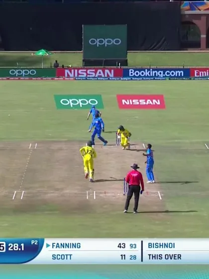 ICC U19 CWC: IND v AUS – Highlights of Sam Fanning's valiant 75