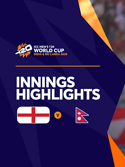England make headway amid Nepal wickets | Innings Highlights | T20WC 2026
