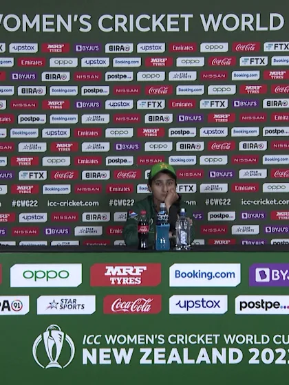 24 March - Christchurch - Pakistan Captain Bismah Maroof post-match press conference