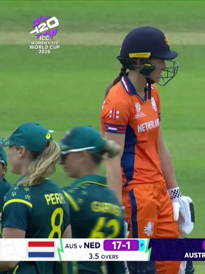 Heather Siegers - Wicket - Australia vs Netherlands