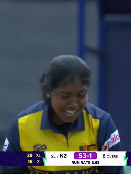 Georgia Plimmer - Wicket - New Zealand vs Sri Lanka