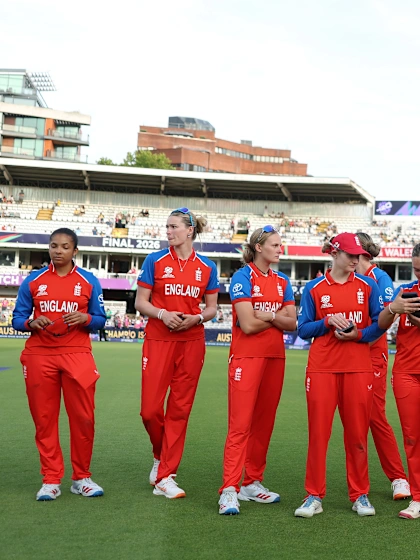 England receive their runners-up medals | Women's T20WC 2026