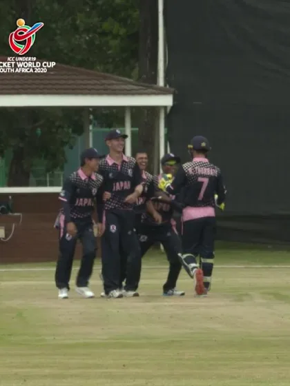 ICC U19 CWC: NZ v JPN – Ichiki takes excellent diving catch to dismiss Mariu