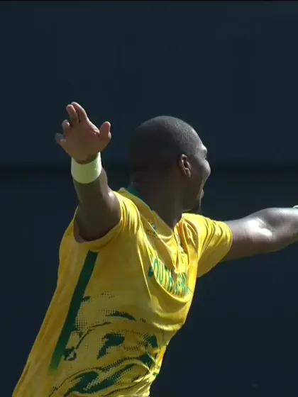 Roston Chase - Wicket - West Indies vs South Africa