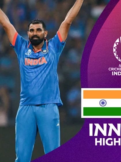 Shami magic helps India overcome Mitchell fight | Innings Highlights | CWC23