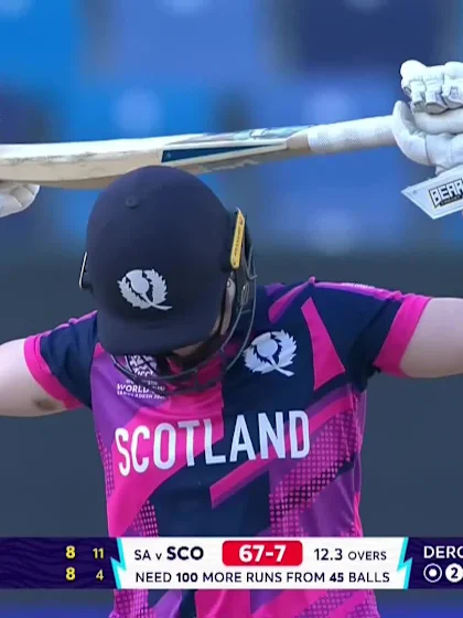 Logo of Rachel Slater - Wicket - South Africa vs Scotland