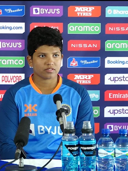 22 February - Cape Town - India player Richa Ghosh pre-match press conference