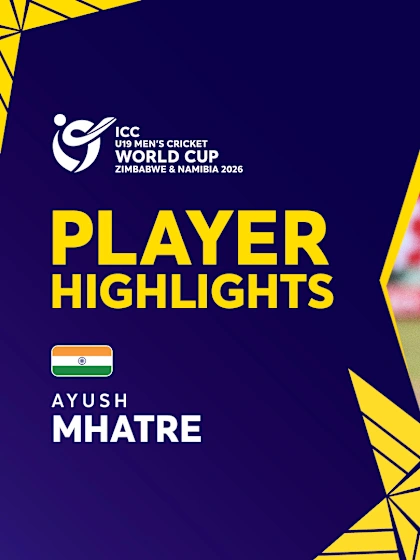 Mhatre rains sixes in Bulawayo | U19 CWC 2026