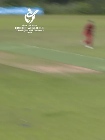 U19 CWC Europe Q: Den v Ire – Highlights of Nathan McGuire's 113-ball 105