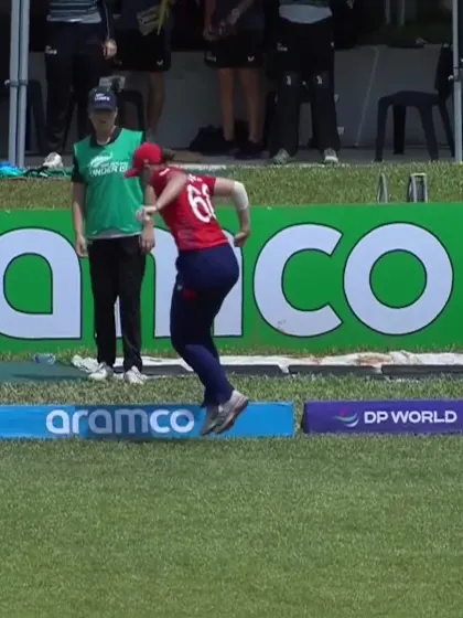 Logo of T Wakelin with a Batting vs England Women Under-19