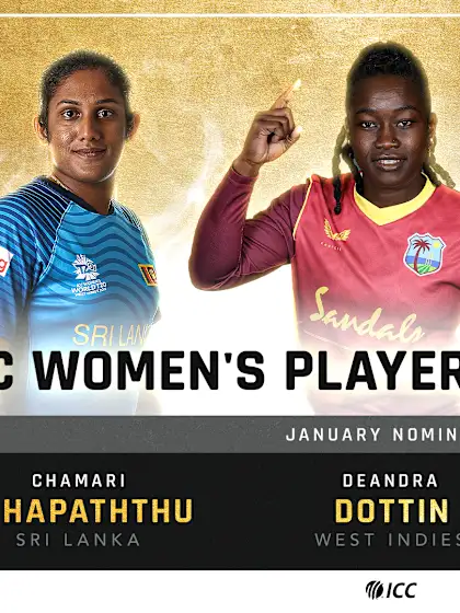 ICC Player of the Month nominations for January 2022 announced
