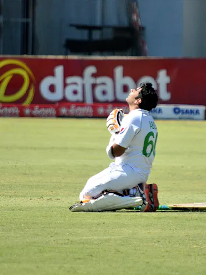 Abid dismantles Zimbabwe with maiden Test double ton