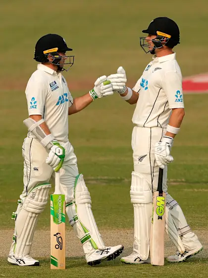 Young, Latham help New Zealand end day two on top after Iyer's debut ton